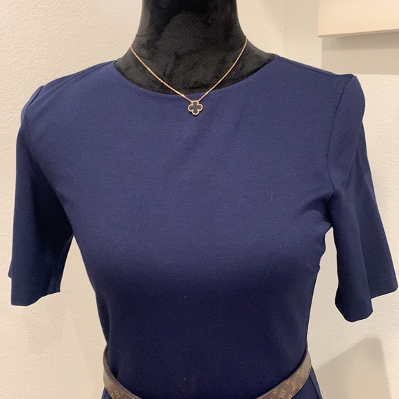 Blue Ruffle Dress - Picture 3 of 7